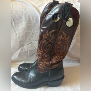 Ariat Mens ATS Brown Leather Western cowboy  Boots Size 8.5D